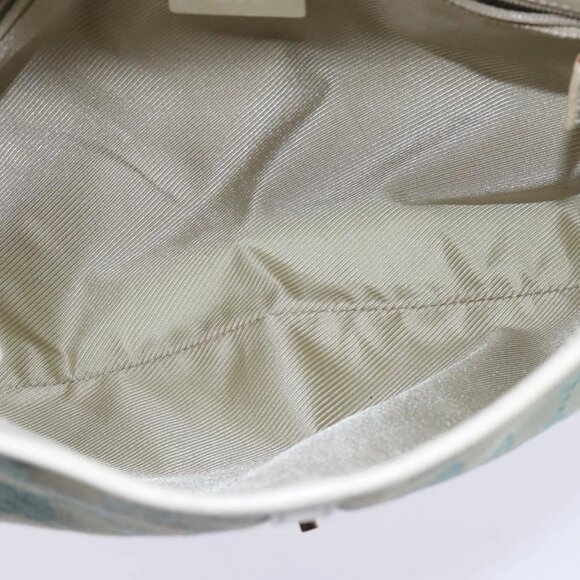 GUCCI Jackie GG Canvas Shoulder Bag Light Blue Gold 001 4057 Auth ki6112 - Picture 13 of 16